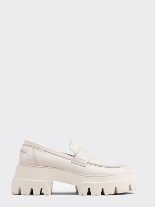 O Tizz Off-White Chunky Loafers