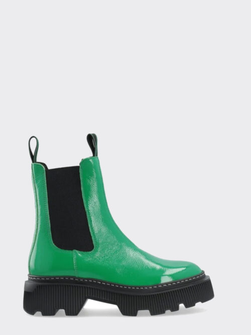 Trixy Bold Green Chelsea Boots