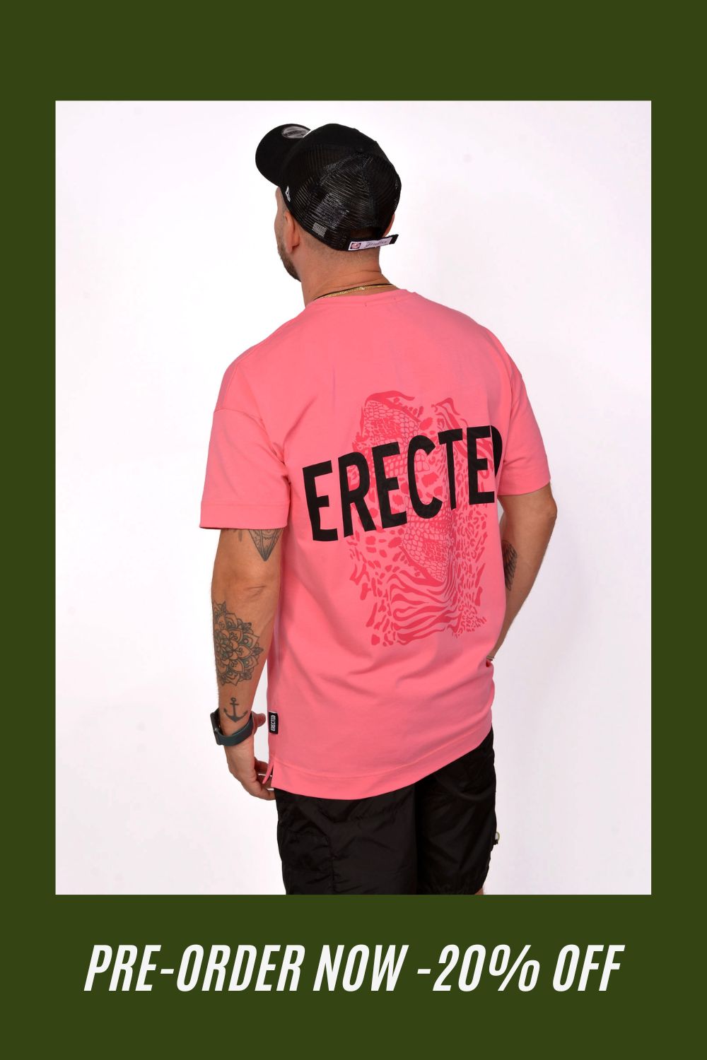 Розова тениска TOTALLY ERECTED M - ERECTEDSTORE