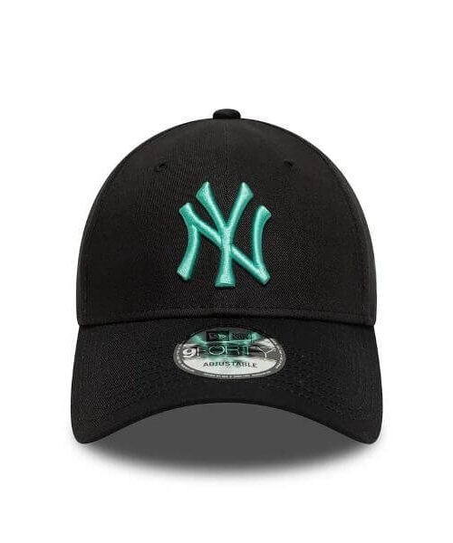 new-era-new-york-yankees-league-essential-9forty-adjustable-cap-black-teal-60667402-3