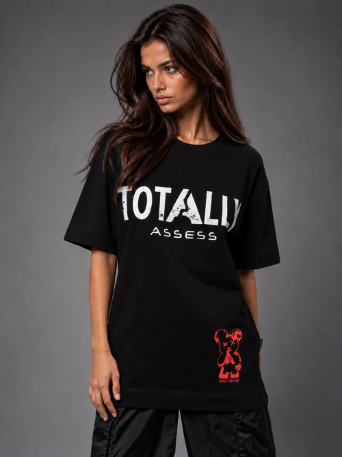 Moody Studio Portrait in Graphic Streetwear