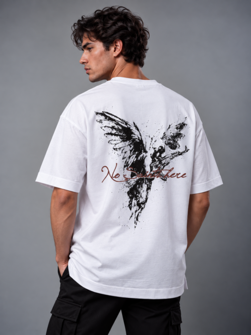 No Saint Here Graphic T-Shirt Portrait
